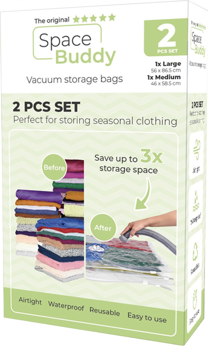 Space Buddy Vacuümzakken 2 stuks