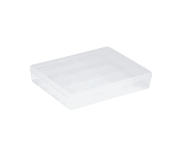 Sunware Q-line opbergdoos 16 vaks transparant