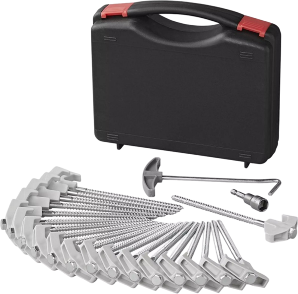 Redwood Tentharingen Set In Koffer 20 Stuks