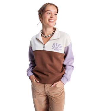 Roxy View Point Block Half Zip Fleece