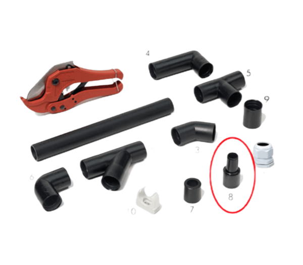 Reich AWS Afvoer Slangaansluiting 19mm