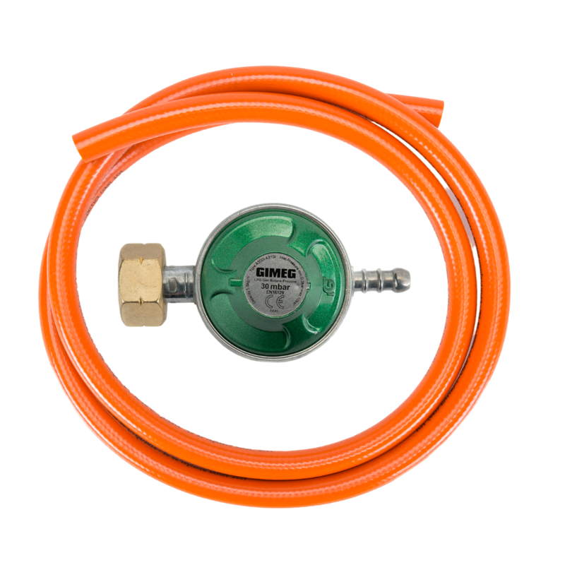 Gimeg Gasdrukregelaarset 30Mbar 1,5 Meter