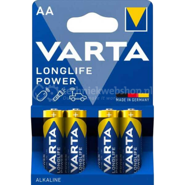 Varta Longlife Power AA 4-pack Batterijen