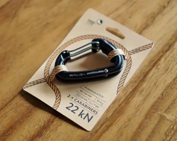 Ticket To The Moon 2X ALUMINIUM CARABINER 22KN