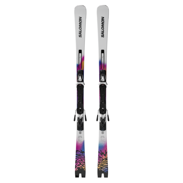 Salomon E Addikt Pro 66 Ski's + Bindingen