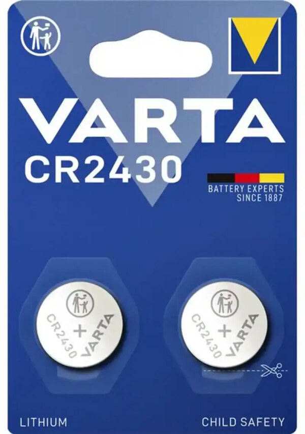 Varta CR2430 Lithium 2-pack Batterijen