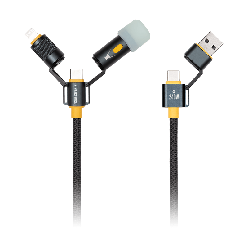 Wakawaka Connect Pro Multiplug USB-kabel