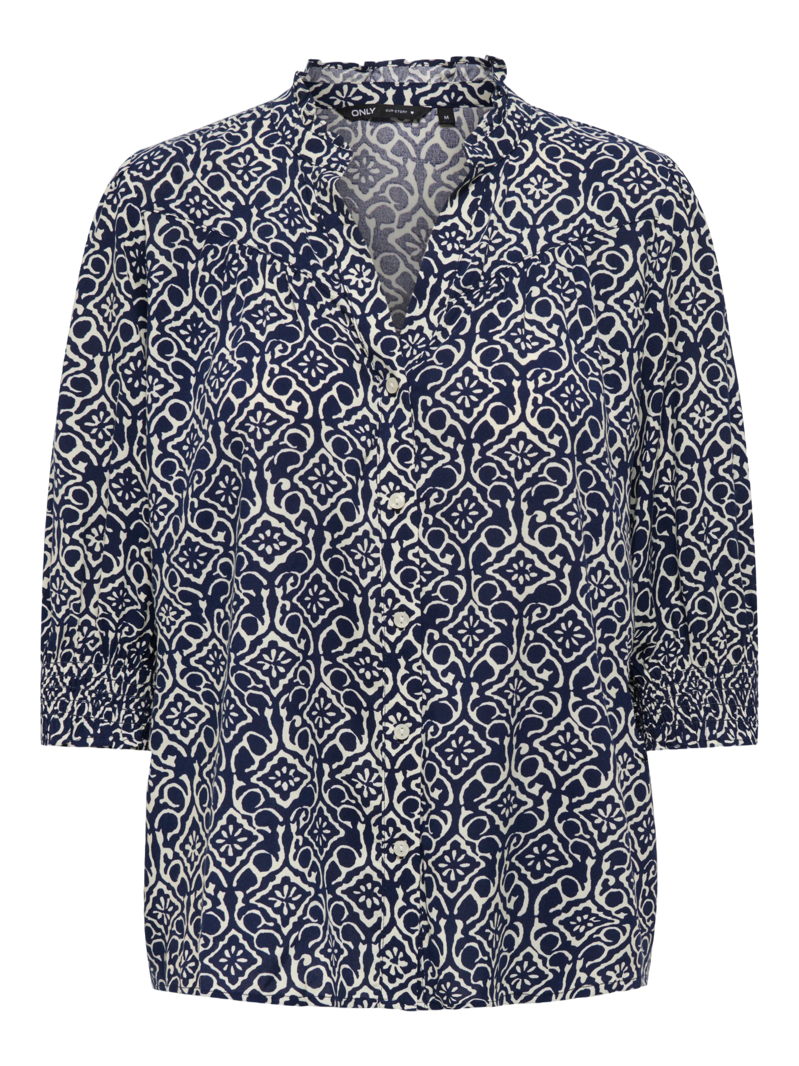 Only Raya 3/4 Mouwen Overhemd