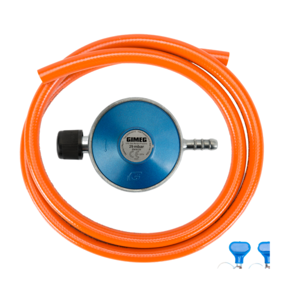 Gimeg Campingaz Gasdrukregelset 29 Mbar 1,5 Meter