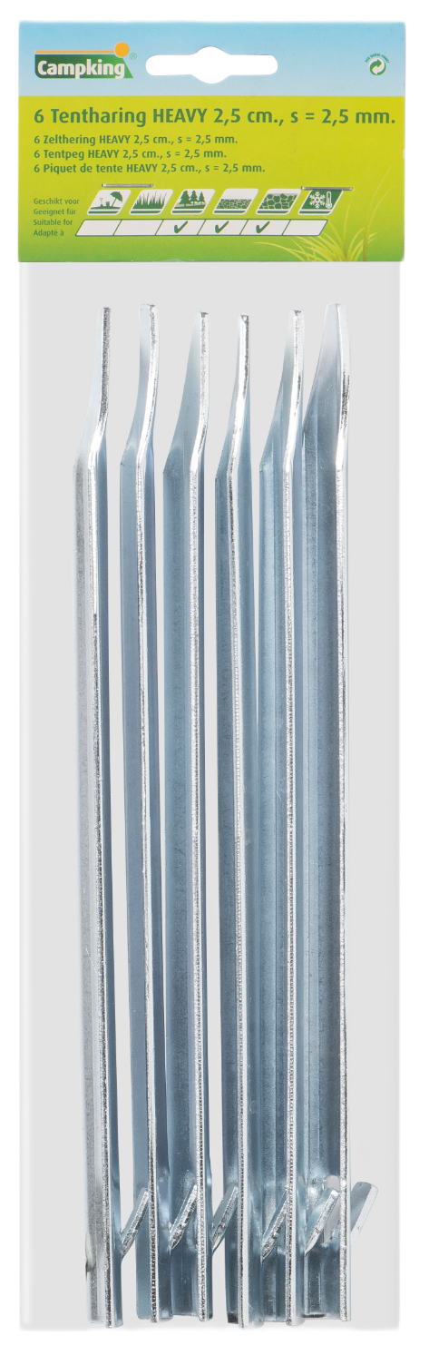 Campking Heavy Tentharing (6 stuks)