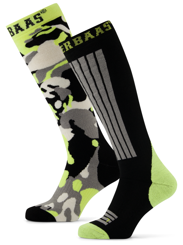 Poederbaas Camo Ski Sokken 2-pack