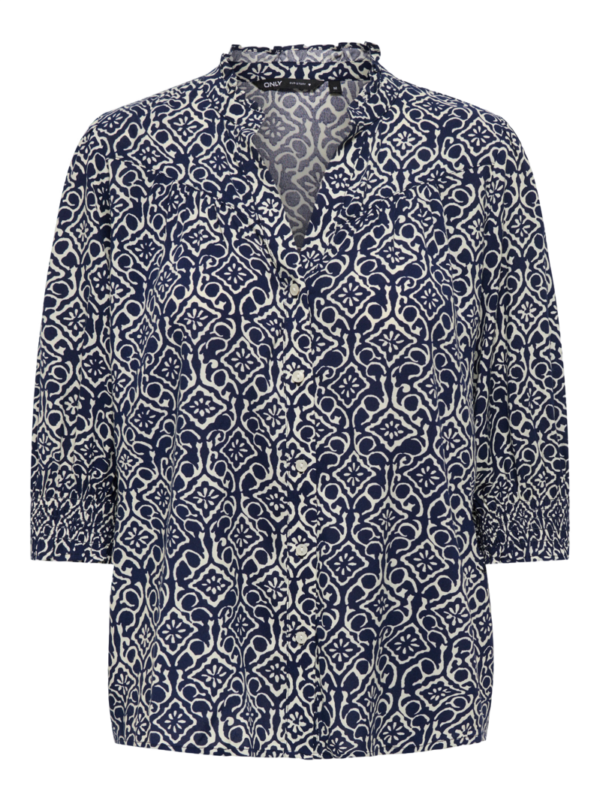 Only Raya 3/4 Mouwen Overhemd