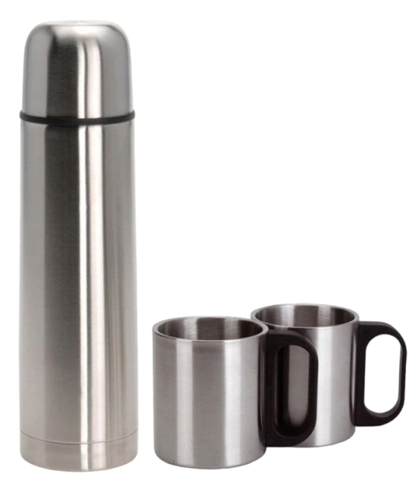 Redcliffs Thermosfles 1 Liter met 2 Drinkbekers