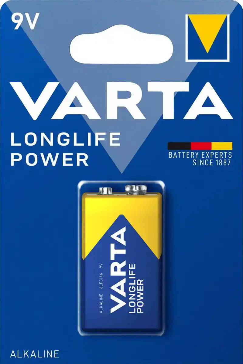 Varta Longlife Power 9V Batterij