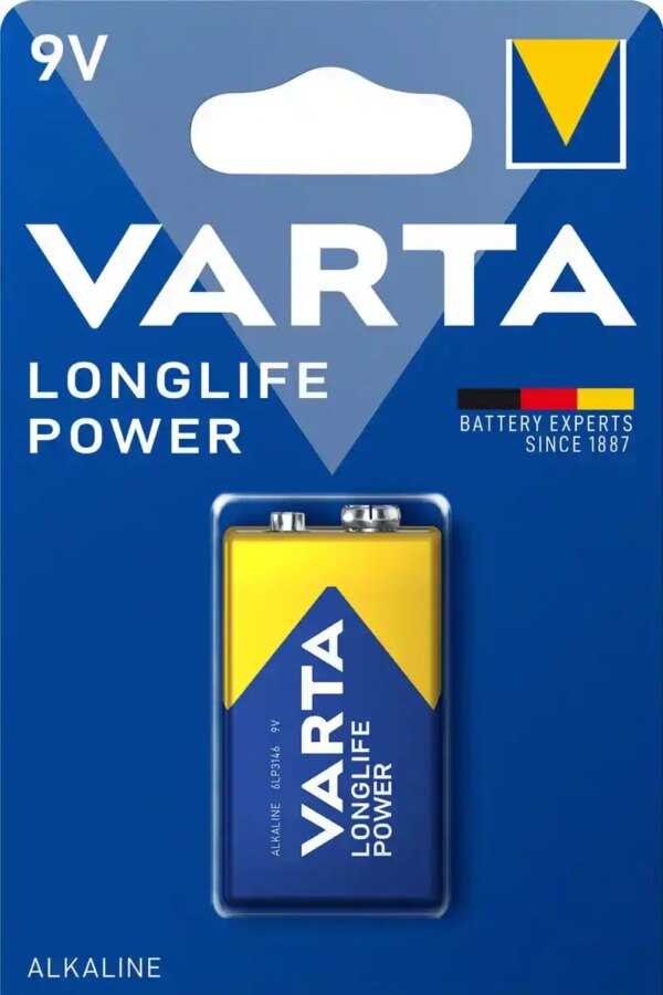Varta Longlife Power 9V Batterij