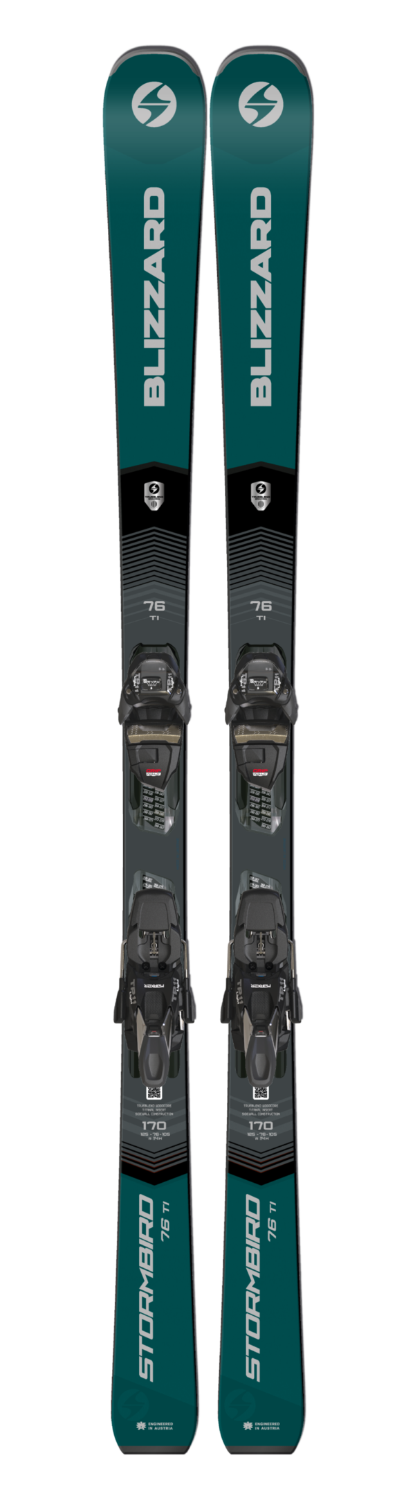 Blizzard Stormbird 76 Ti Ski's + Bindingen