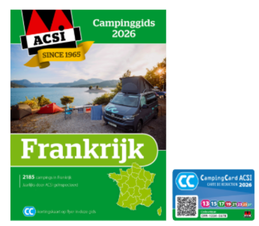 Acsi ACSI Campinggids Frankrijk 2026