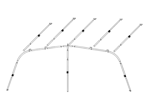 Dorema EasyGrip Frame Staal 28mm Mondial/Porto