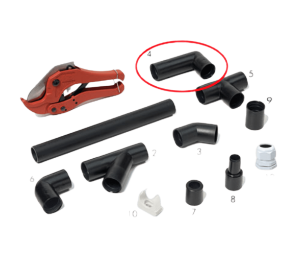 Reich AWS Hoekstuk 90 ongelijk