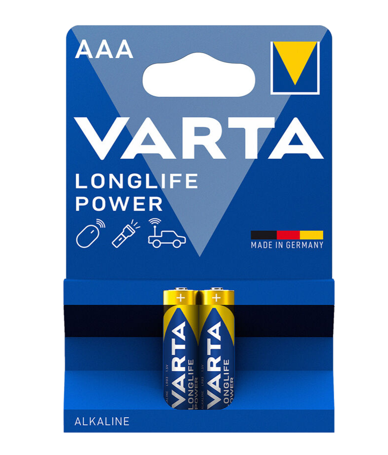 Varta Longlife Power AAA 2-pack Batterijen