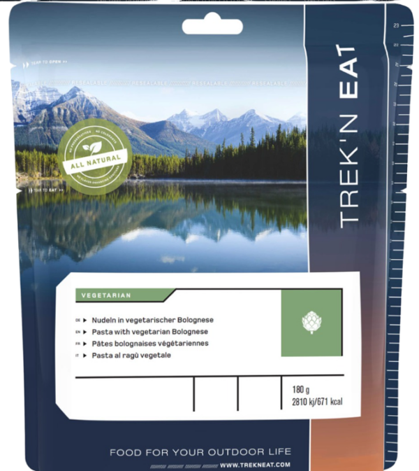 Trek'n Eat Pasta met Vegetarische Bolognesesaus