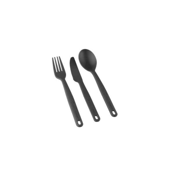 Sea To Summit CAMP CUTLERY SET - [3 PIECE] (CHARCOAL)