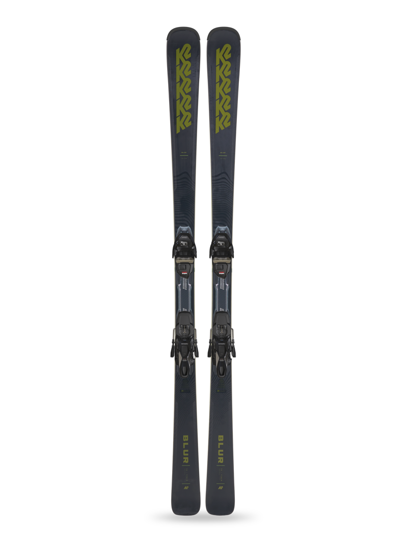 K2 Blur 74 Ski's + Bindingen