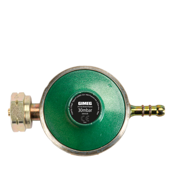 Gimeg Universele Gasregelaar met Slangpilaar 30Mbar