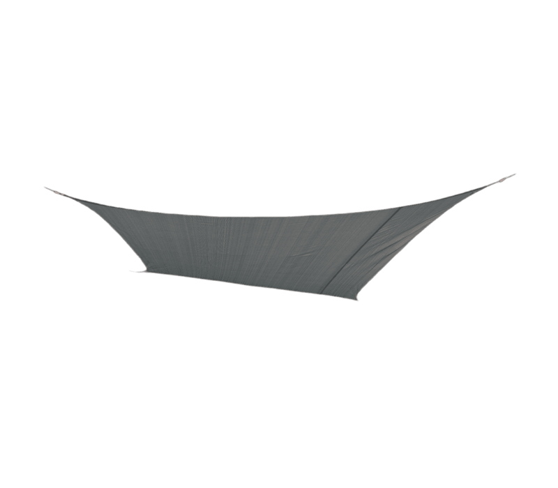 Bo-Camp SCHADUWDOEK RUIT GRIJS 3,6X3,6M