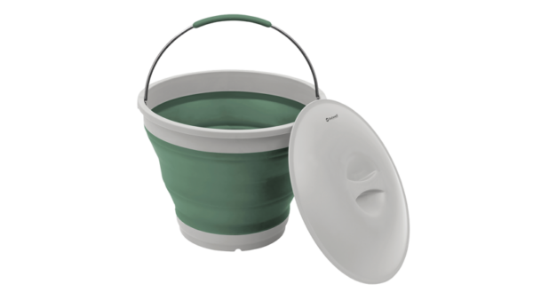 Outwell COLLAPS BUCKET ROUND W/LID (SHADOW GREEN)