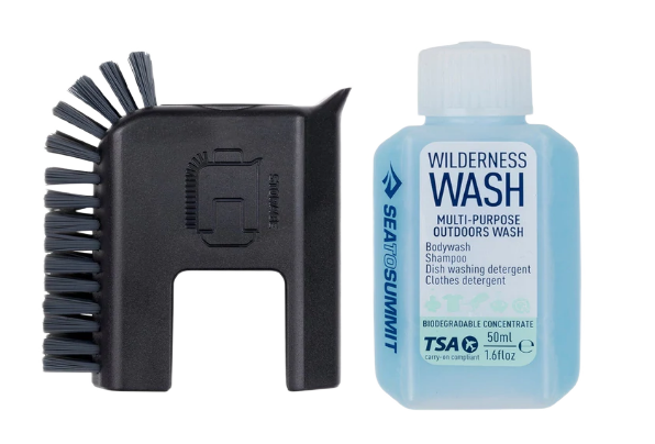 Sea To Summit CAMP KITCHEN POT SCRUBBER & SOAP - [2 PIECE] (ASSORTED)