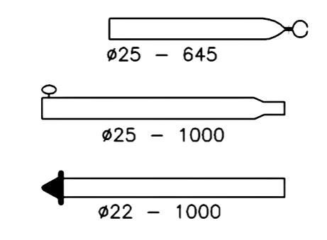 Campking Stormstok 22/25mm 170*250cm