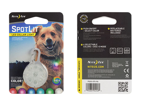 Nite Ize Spotlit Halsbandlamp Disco