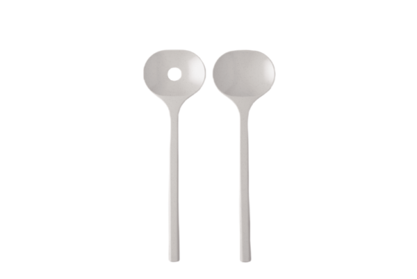 Mepal SALADEBESTEK BLOOM 2-DELIG - PEBBLE WHITE