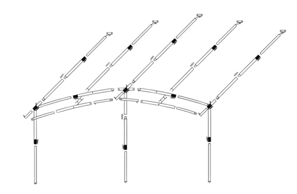 Dorema Frame Voortent Onyx 270 Aluminium 28mm