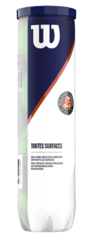 Wilson Roland Garros All Court 4-tin Tennisballen