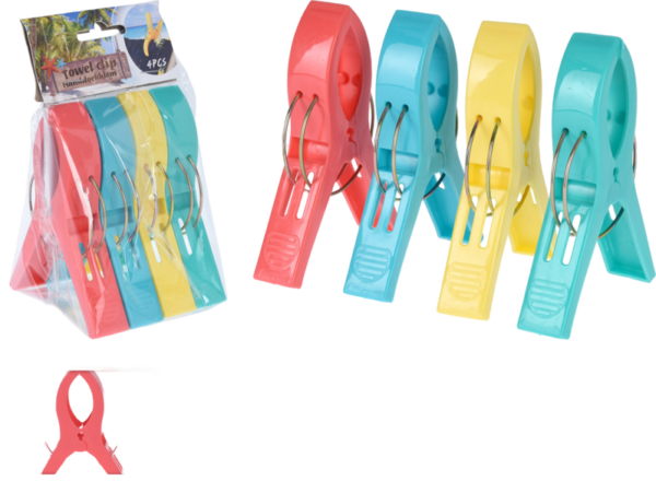 Koopman Handdoekklem 4 stuks