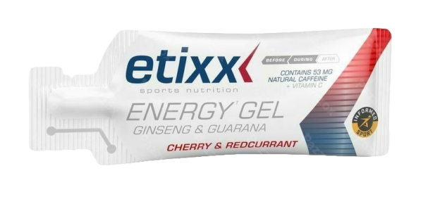 Etixx Energy Gel Ginseng & Guarana - Rode Vruchten