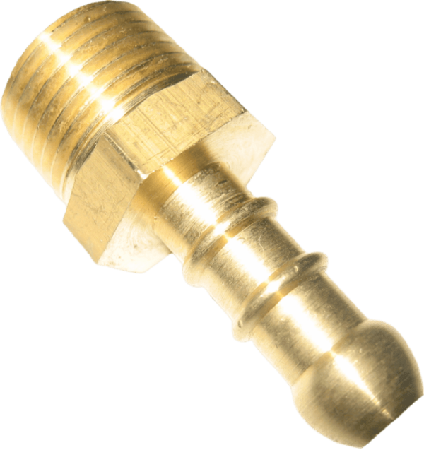 Gimeg Slangpilaar 1/2 inch buiten messing