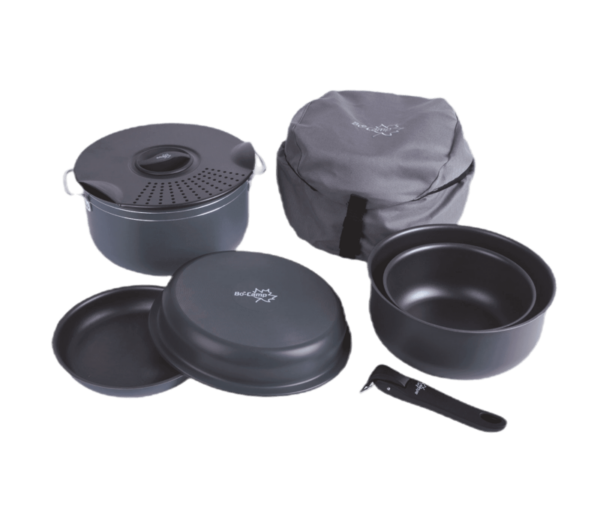Bo-Camp 7-delig Camping Pannenset