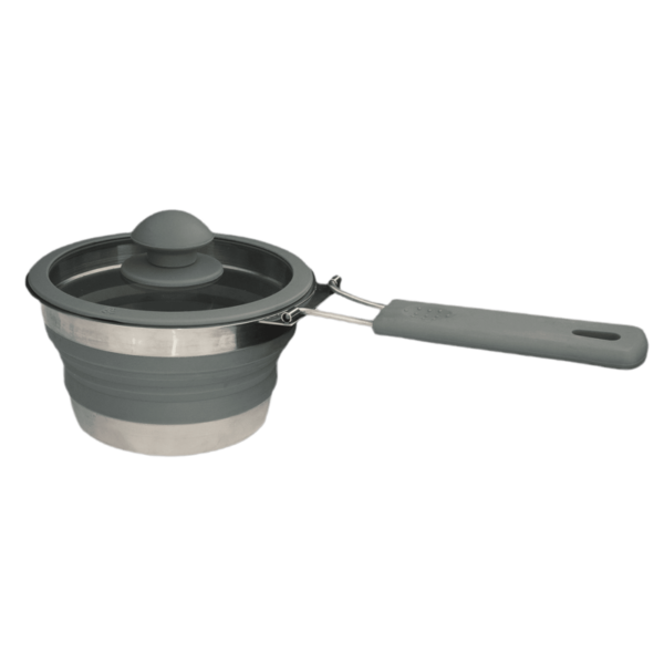 Eurotrail Opvouwbare Steelpan + Deksel 1L