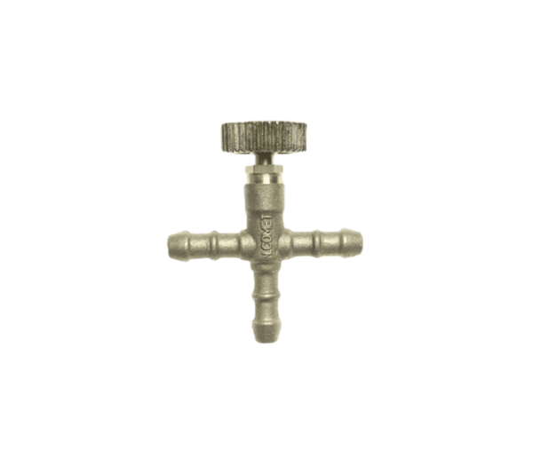 Gimeg T-slangverbinder met kraan