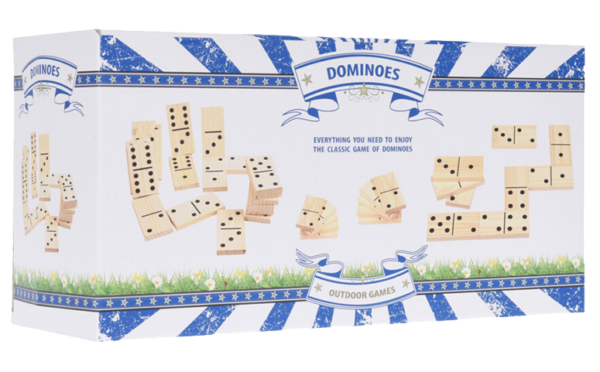Outdoor Games Dominoes Hout 28-delig