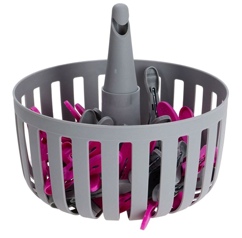 Excellent Houseware Wasknijpermand met 30 Knijpers