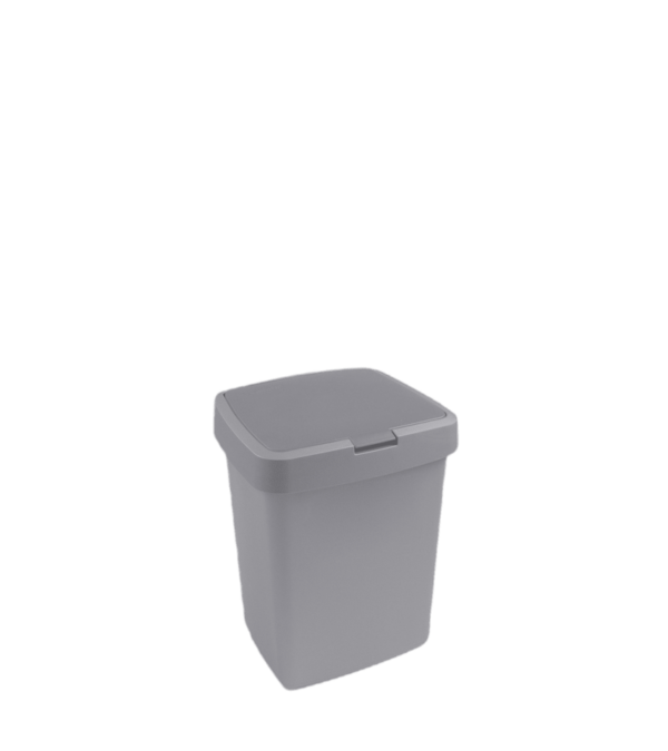 Sunware Delta prullenbak klep 10L grijs