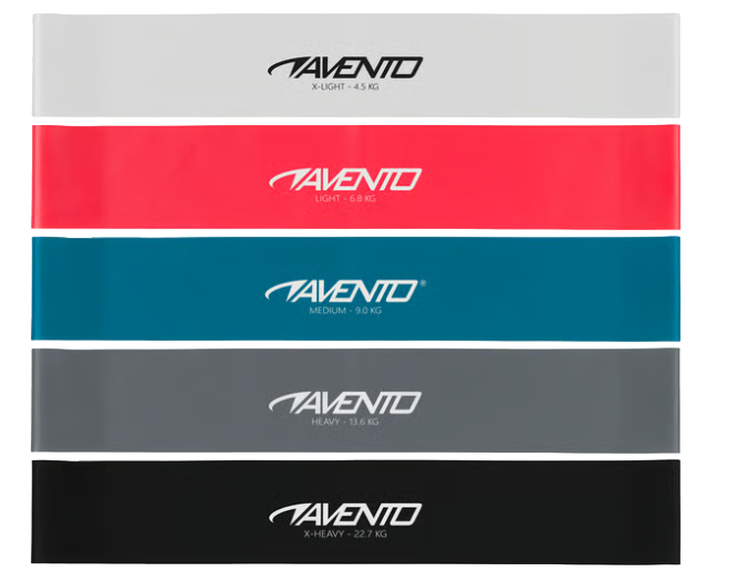Avento Weerstandsbanden Set - 5 Niveaus
