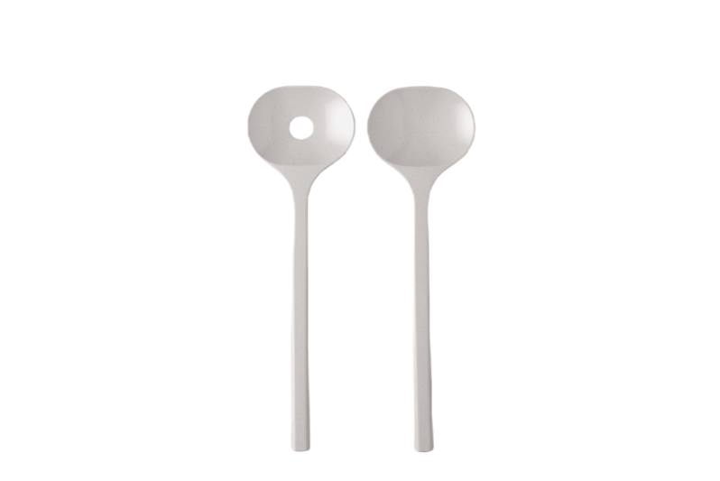 Mepal SALADEBESTEK BLOOM 2-DELIG - PEBBLE WHITE